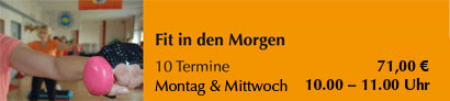 fit in den Morgen